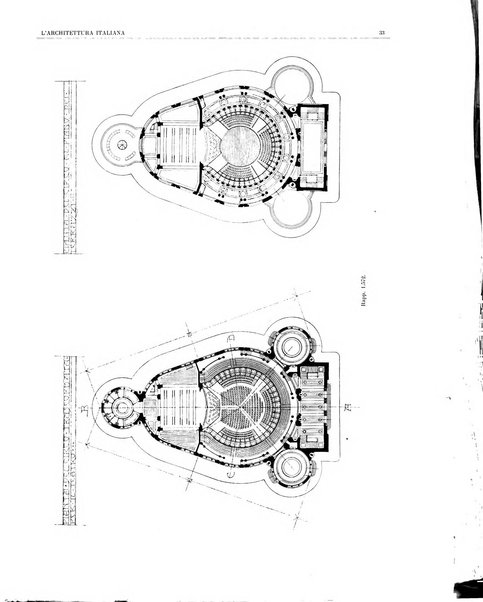 L'architettura italiana periodico mensile di costruzione e di architettura pratica