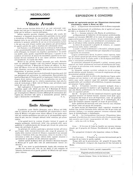 L'architettura italiana periodico mensile di costruzione e di architettura pratica