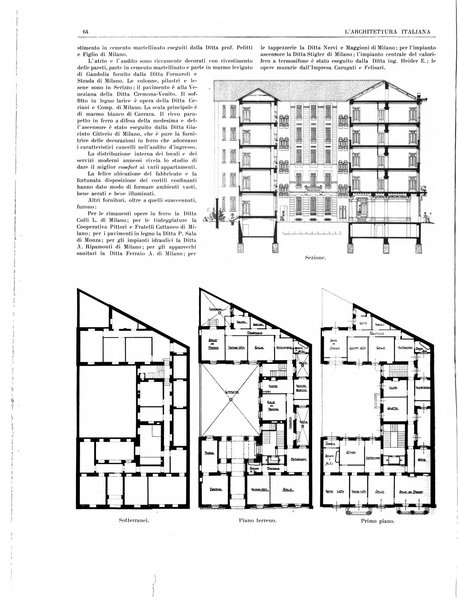 L'architettura italiana periodico mensile di costruzione e di architettura pratica