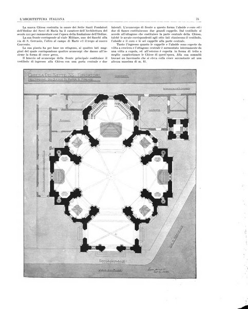 L'architettura italiana periodico mensile di costruzione e di architettura pratica