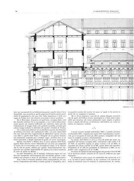 L'architettura italiana periodico mensile di costruzione e di architettura pratica