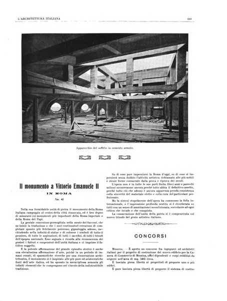 L'architettura italiana periodico mensile di costruzione e di architettura pratica