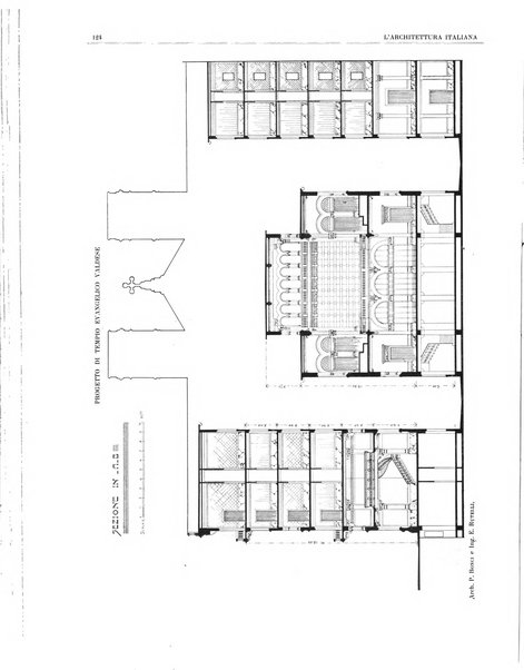 L'architettura italiana periodico mensile di costruzione e di architettura pratica