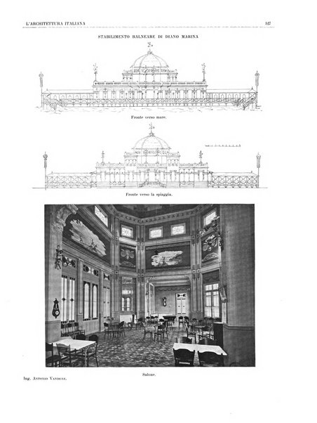 L'architettura italiana periodico mensile di costruzione e di architettura pratica