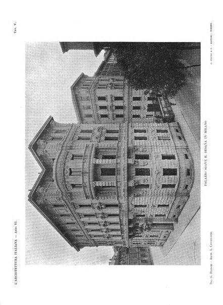 L'architettura italiana periodico mensile di costruzione e di architettura pratica