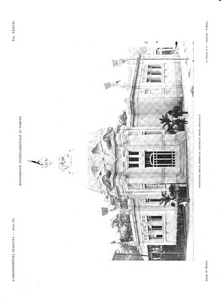 L'architettura italiana periodico mensile di costruzione e di architettura pratica