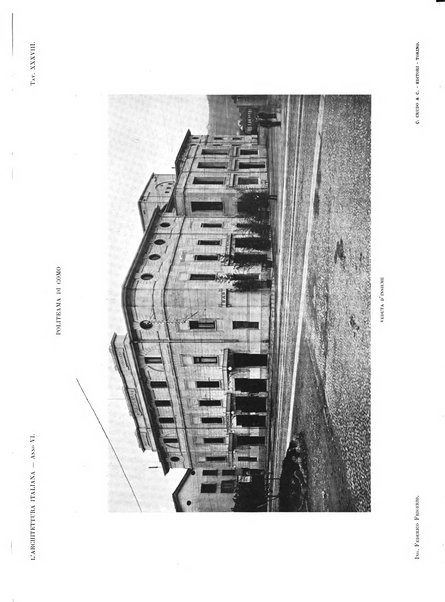 L'architettura italiana periodico mensile di costruzione e di architettura pratica