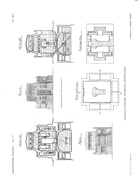 L'architettura italiana periodico mensile di costruzione e di architettura pratica