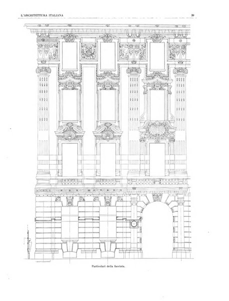 L'architettura italiana periodico mensile di costruzione e di architettura pratica