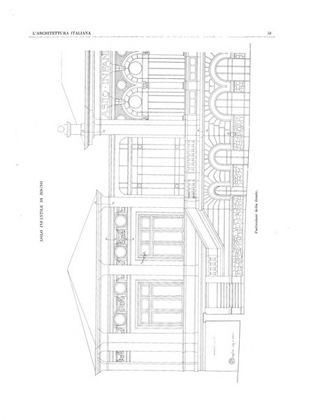 L'architettura italiana periodico mensile di costruzione e di architettura pratica