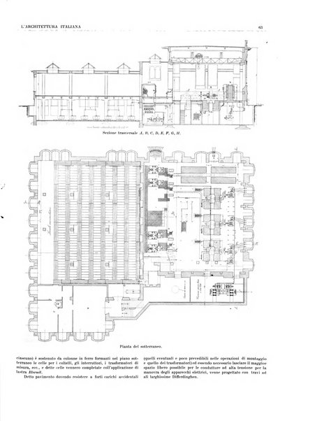 L'architettura italiana periodico mensile di costruzione e di architettura pratica