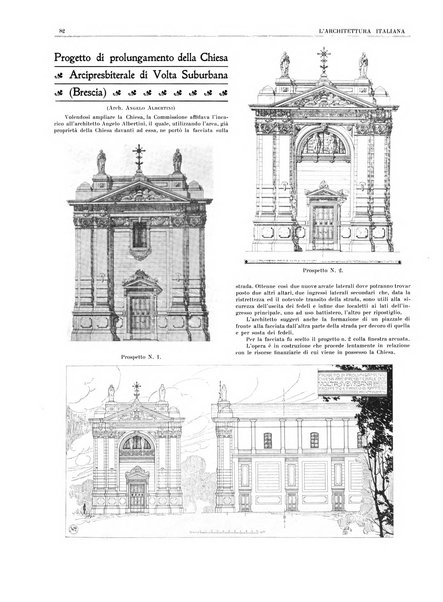 L'architettura italiana periodico mensile di costruzione e di architettura pratica