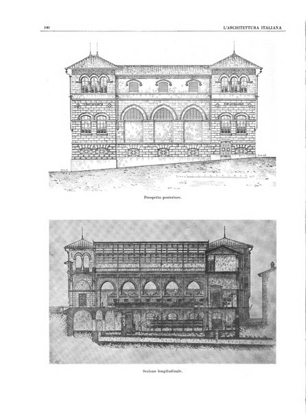 L'architettura italiana periodico mensile di costruzione e di architettura pratica