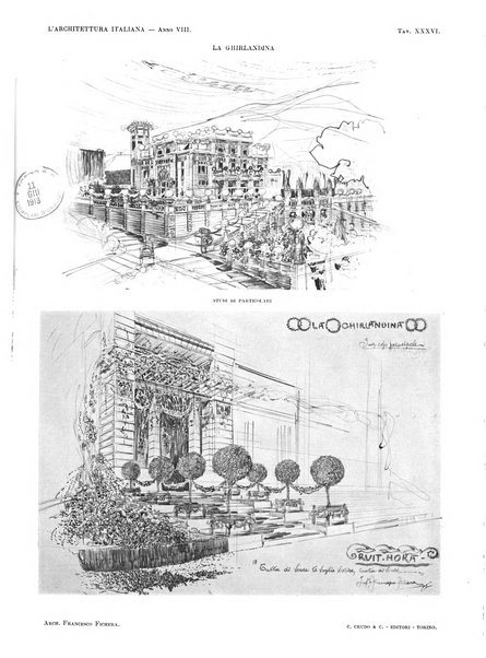 L'architettura italiana periodico mensile di costruzione e di architettura pratica