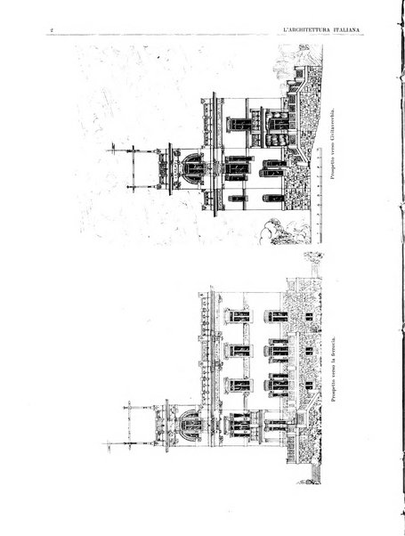 L'architettura italiana periodico mensile di costruzione e di architettura pratica