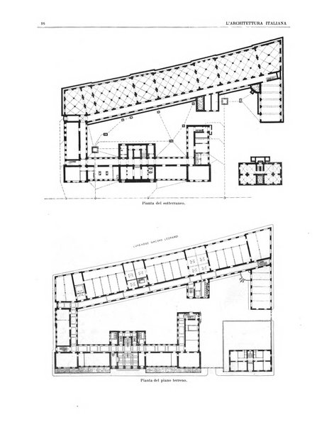 L'architettura italiana periodico mensile di costruzione e di architettura pratica