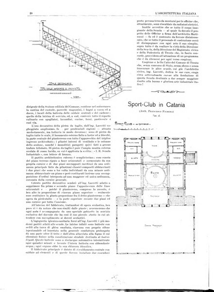 L'architettura italiana periodico mensile di costruzione e di architettura pratica