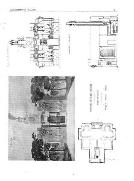 L'architettura italiana periodico mensile di costruzione e di architettura pratica