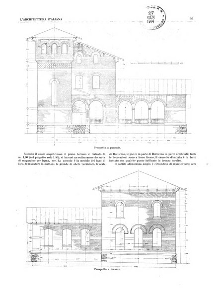 L'architettura italiana periodico mensile di costruzione e di architettura pratica