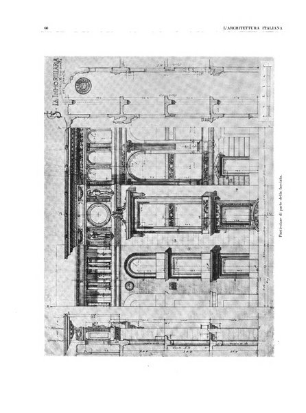 L'architettura italiana periodico mensile di costruzione e di architettura pratica