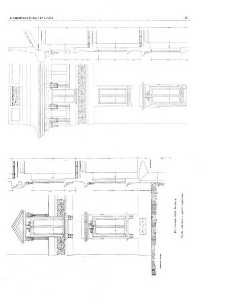 L'architettura italiana periodico mensile di costruzione e di architettura pratica