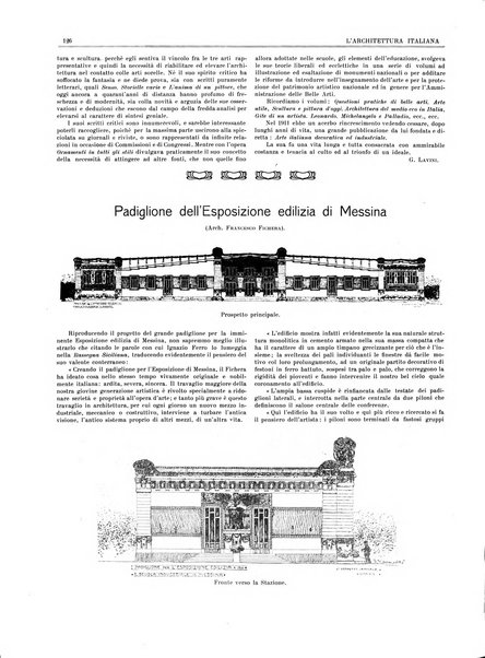 L'architettura italiana periodico mensile di costruzione e di architettura pratica