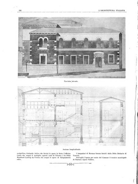 L'architettura italiana periodico mensile di costruzione e di architettura pratica