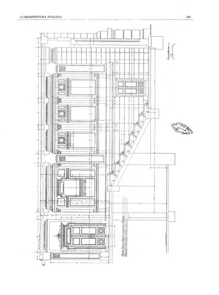 L'architettura italiana periodico mensile di costruzione e di architettura pratica