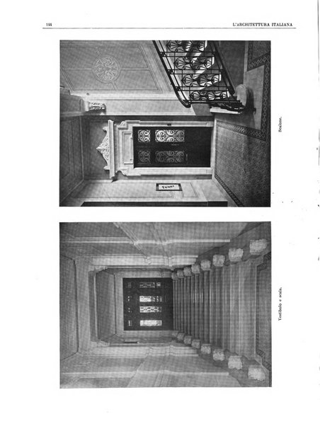 L'architettura italiana periodico mensile di costruzione e di architettura pratica