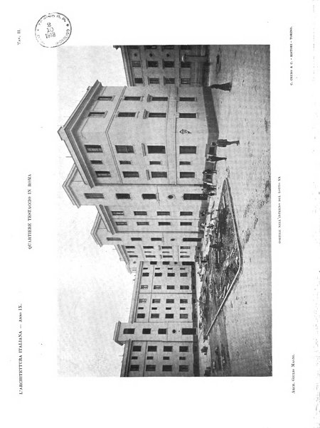 L'architettura italiana periodico mensile di costruzione e di architettura pratica