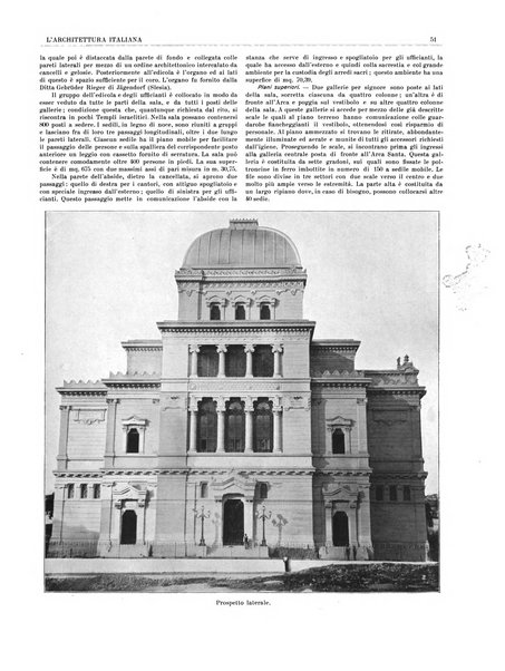 L'architettura italiana periodico mensile di costruzione e di architettura pratica