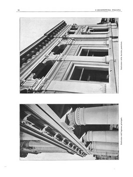 L'architettura italiana periodico mensile di costruzione e di architettura pratica