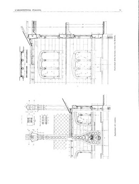 L'architettura italiana periodico mensile di costruzione e di architettura pratica