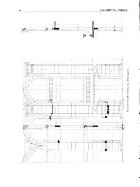 L'architettura italiana periodico mensile di costruzione e di architettura pratica