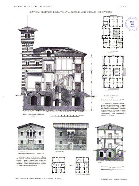 L'architettura italiana periodico mensile di costruzione e di architettura pratica