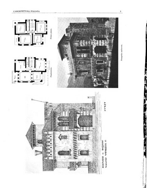 L'architettura italiana periodico mensile di costruzione e di architettura pratica