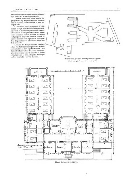 L'architettura italiana periodico mensile di costruzione e di architettura pratica