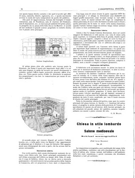 L'architettura italiana periodico mensile di costruzione e di architettura pratica