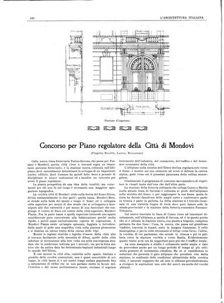 L'architettura italiana periodico mensile di costruzione e di architettura pratica