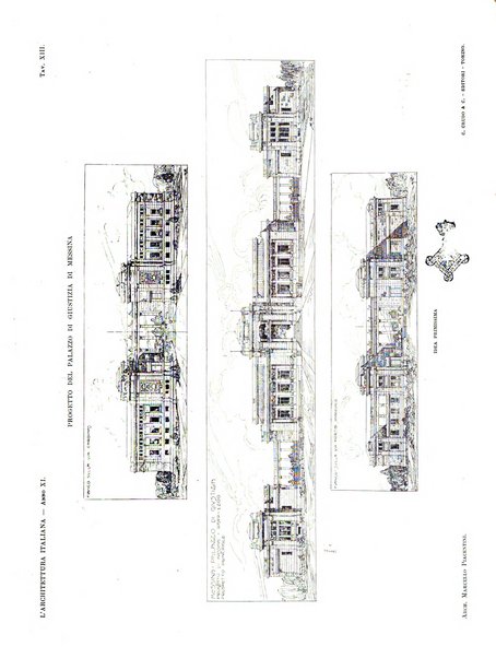 L'architettura italiana periodico mensile di costruzione e di architettura pratica