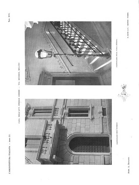 L'architettura italiana periodico mensile di costruzione e di architettura pratica