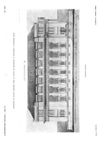 L'architettura italiana periodico mensile di costruzione e di architettura pratica