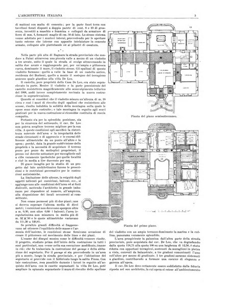 L'architettura italiana periodico mensile di costruzione e di architettura pratica