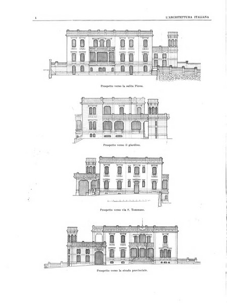 L'architettura italiana periodico mensile di costruzione e di architettura pratica