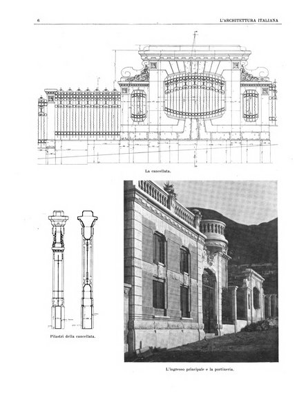 L'architettura italiana periodico mensile di costruzione e di architettura pratica