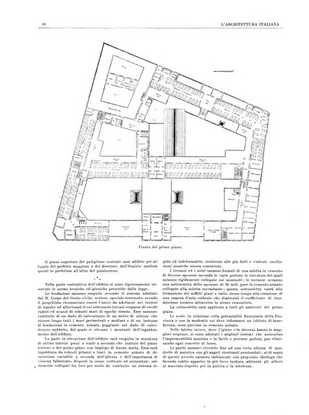 L'architettura italiana periodico mensile di costruzione e di architettura pratica