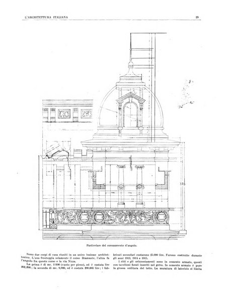 L'architettura italiana periodico mensile di costruzione e di architettura pratica