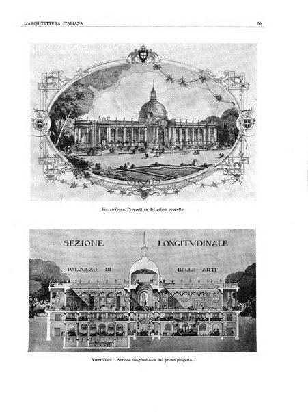 L'architettura italiana periodico mensile di costruzione e di architettura pratica