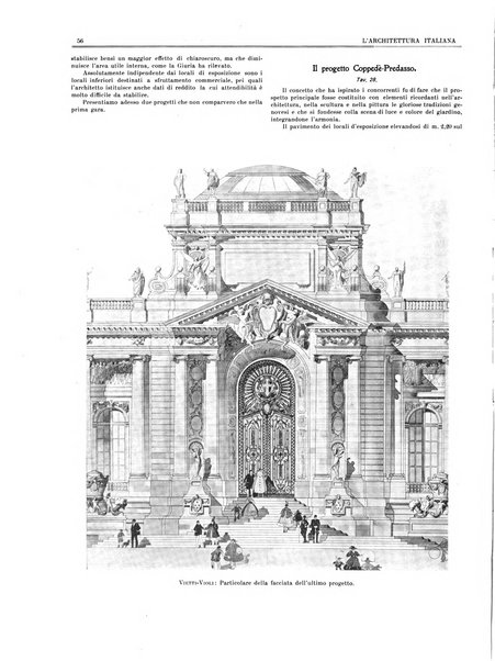 L'architettura italiana periodico mensile di costruzione e di architettura pratica