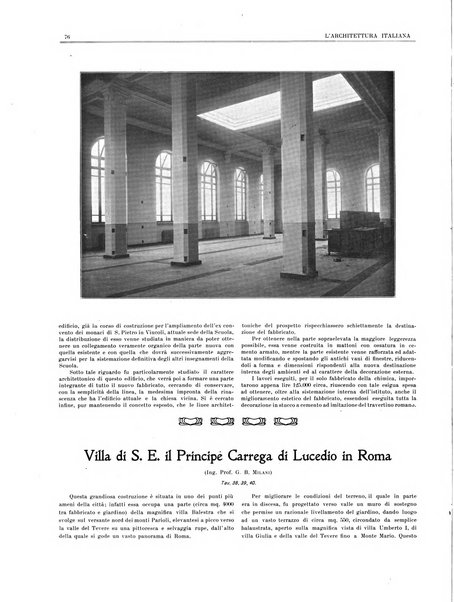 L'architettura italiana periodico mensile di costruzione e di architettura pratica